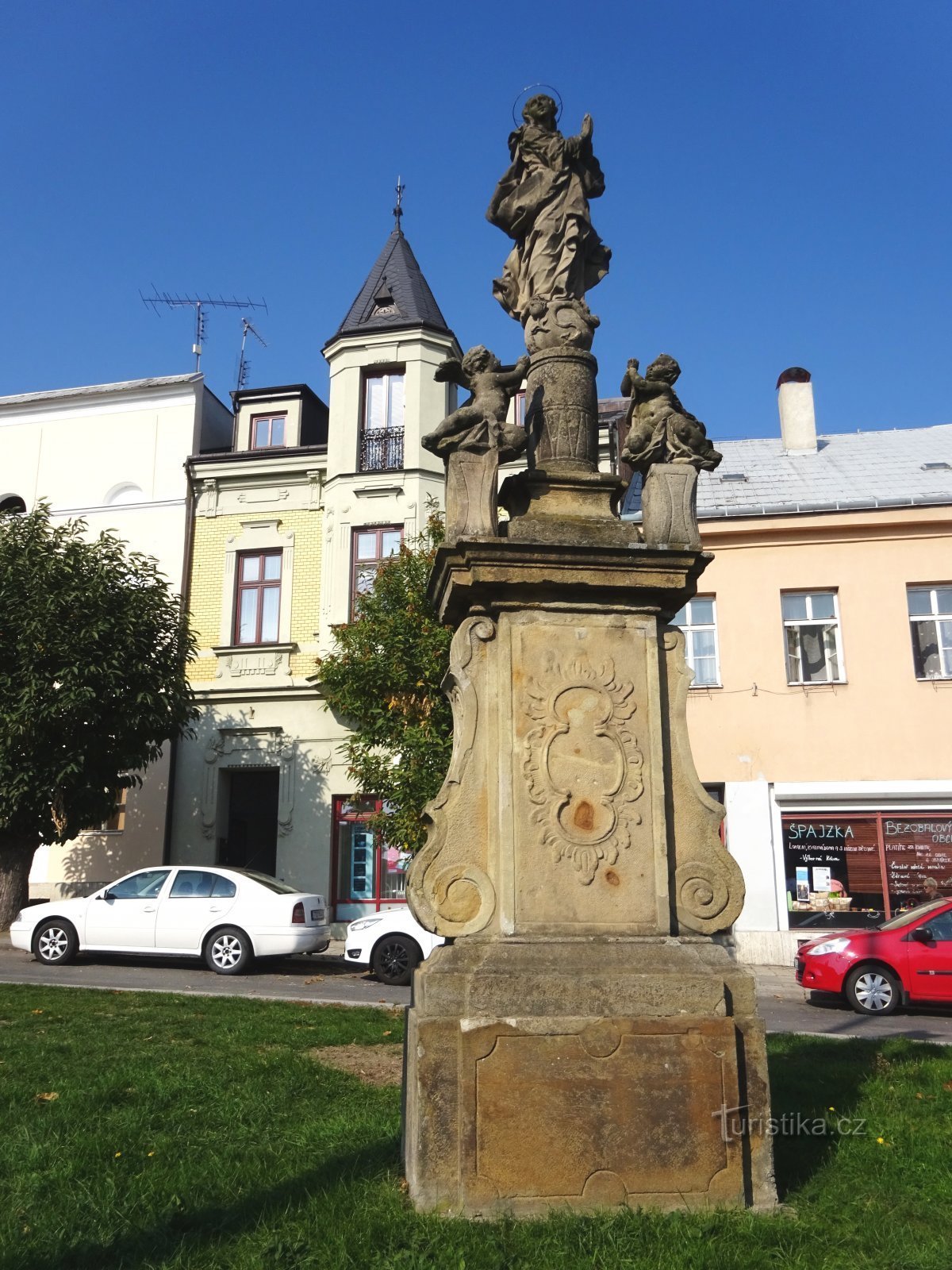 Odry - Colonne mariale sur nám. TGM