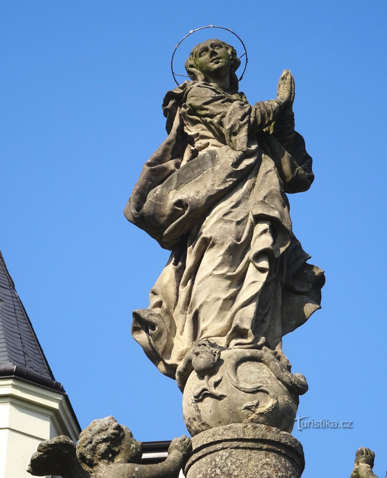 Odry - Mariensäule auf nám. TGM