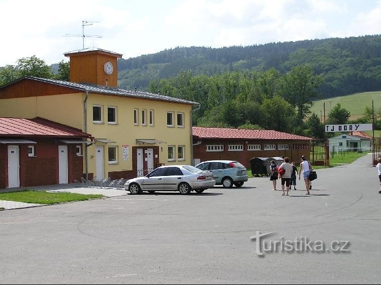 Odry: Odry - entrada a la piscina municipal