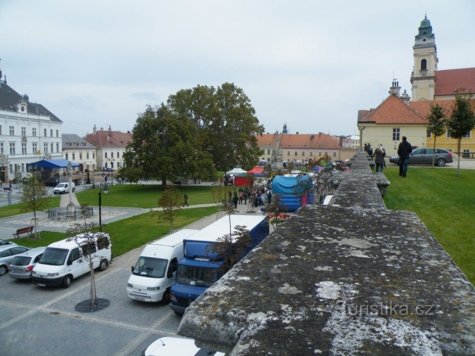 Звідси було добре видно парад