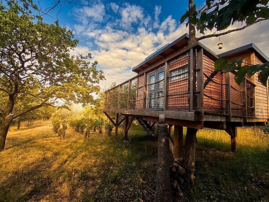 Off-grid glamping a vyvýšený Tiny house