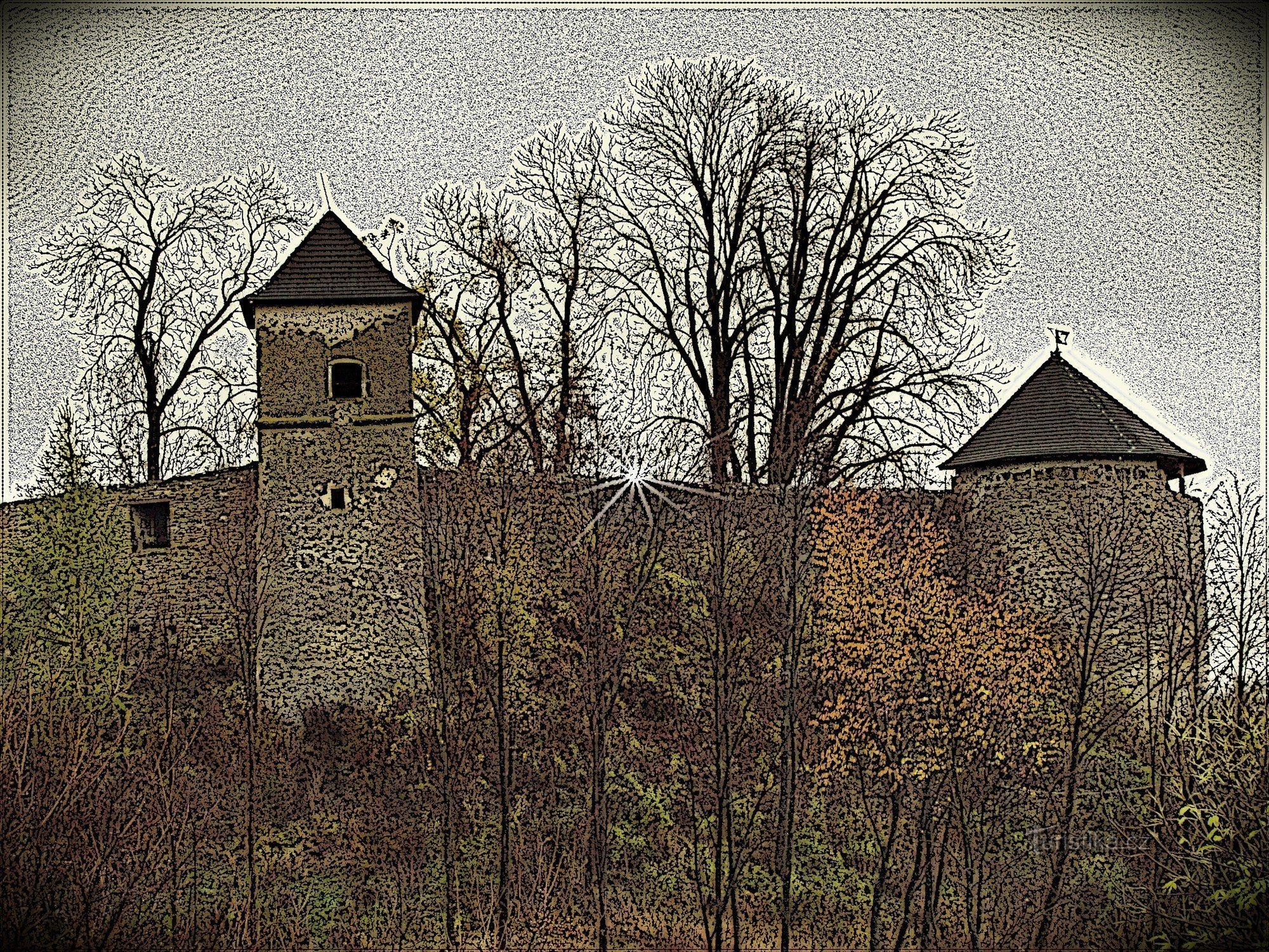 Окно из истории замка Брумова
