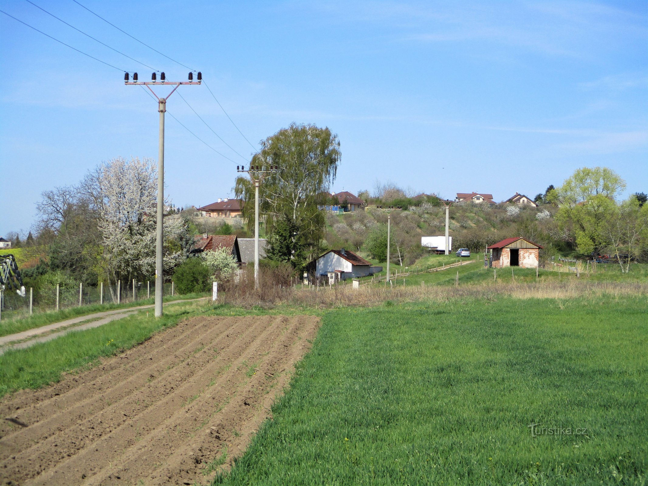 Umgebung der ehemaligen Mühle Nr. 12 (Hvozdnice, 18.4.2020)