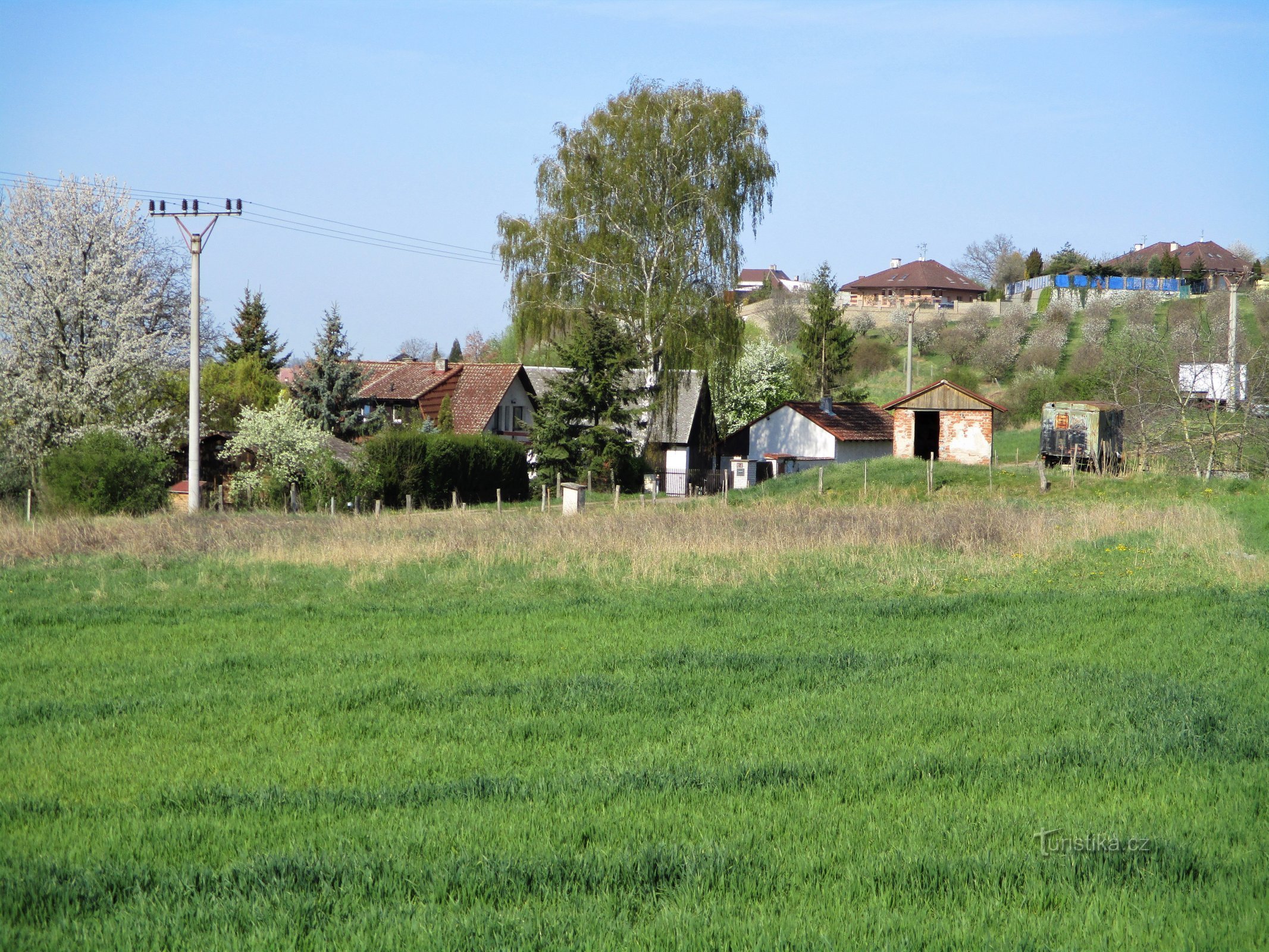 Umgebung der ehemaligen Mühle Nr. 12 (Hvozdnice, 18.4.2020)