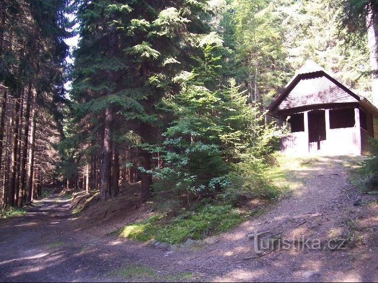 Umgebung: Rund um den Wegweiser mit der Hütte Sokolka