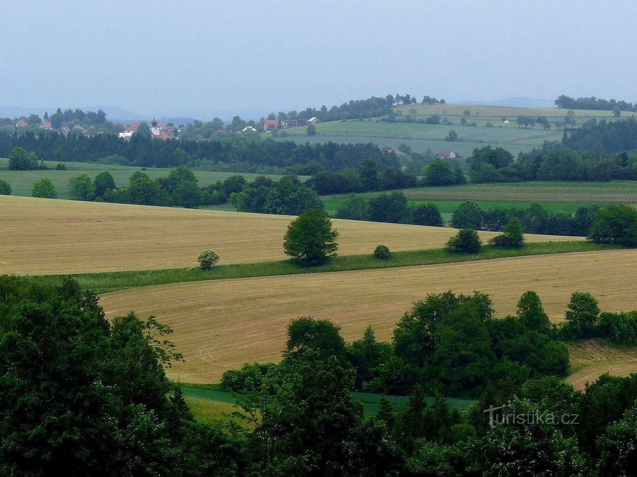 Omgivningarna i Rozseč - utsikt över Sulíkov