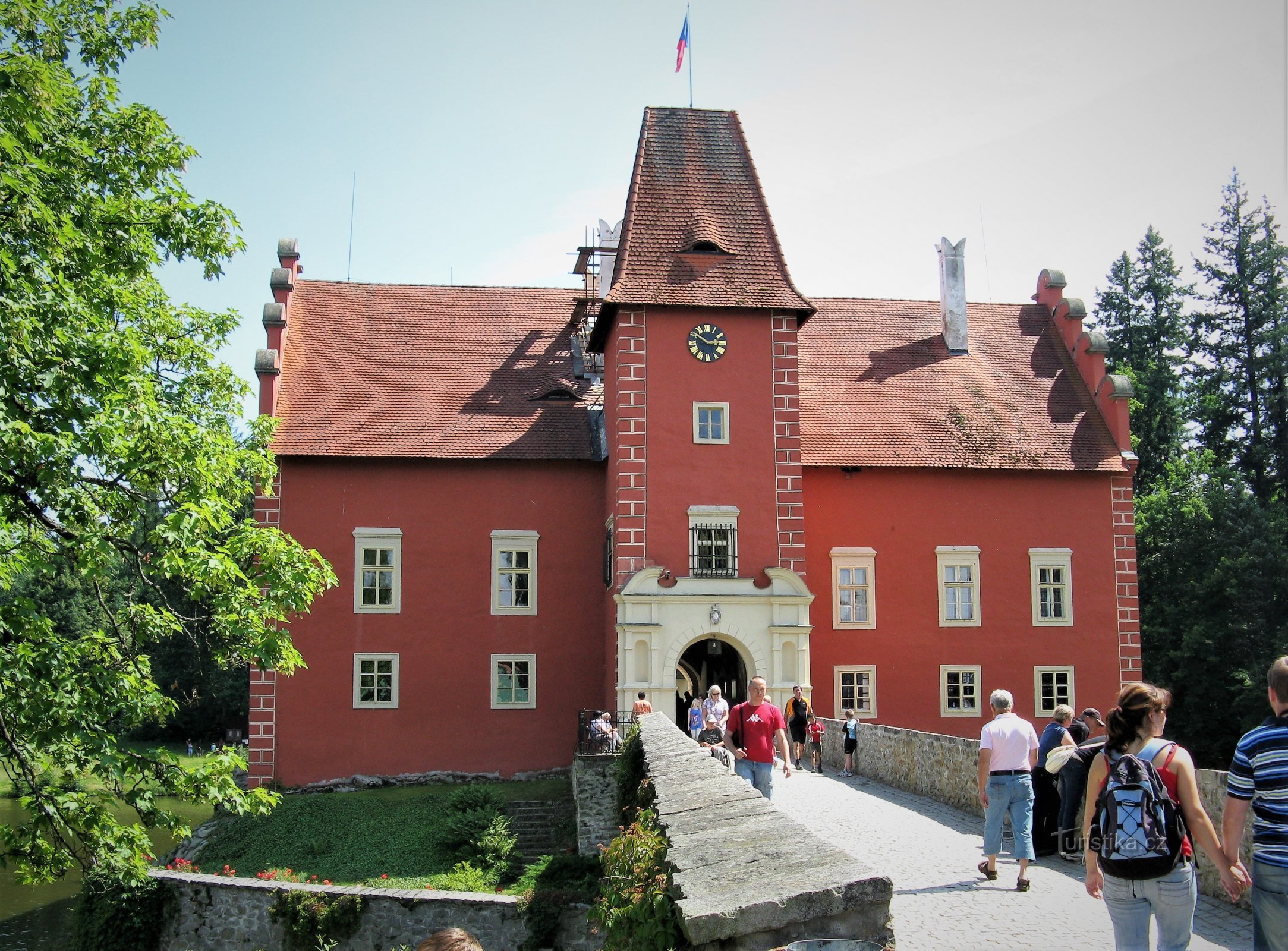 A Červená Lhota-i Zámecký rybník környékén