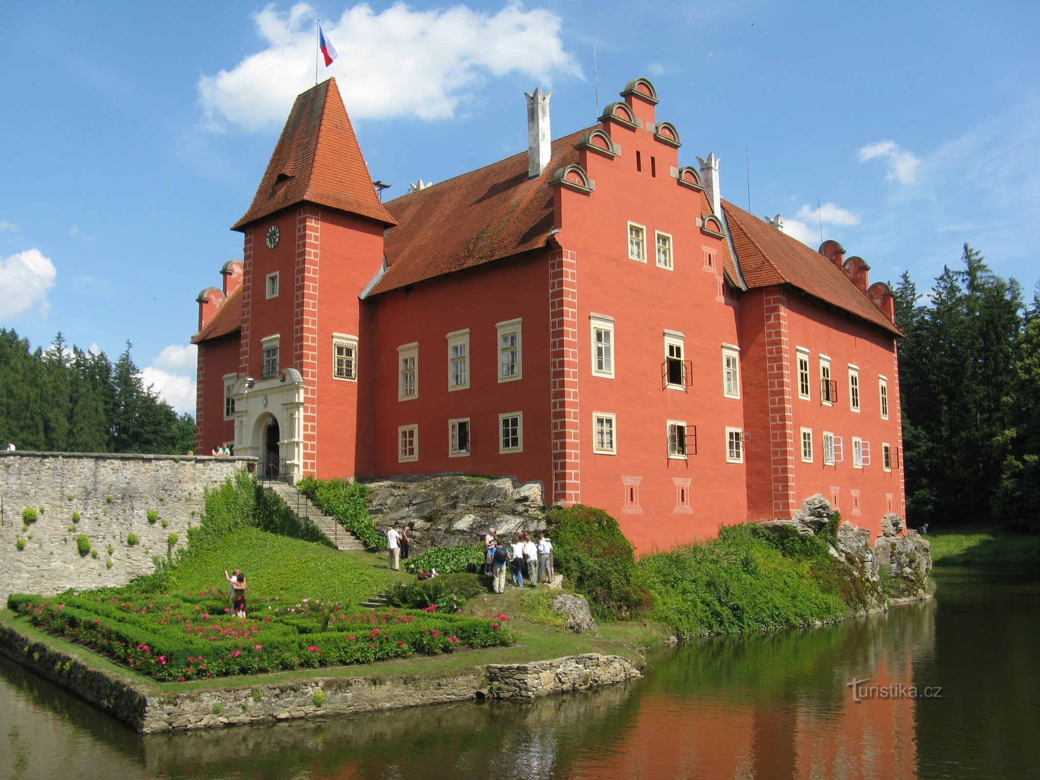 Omkring Zámecký rybník i Červená Lhota