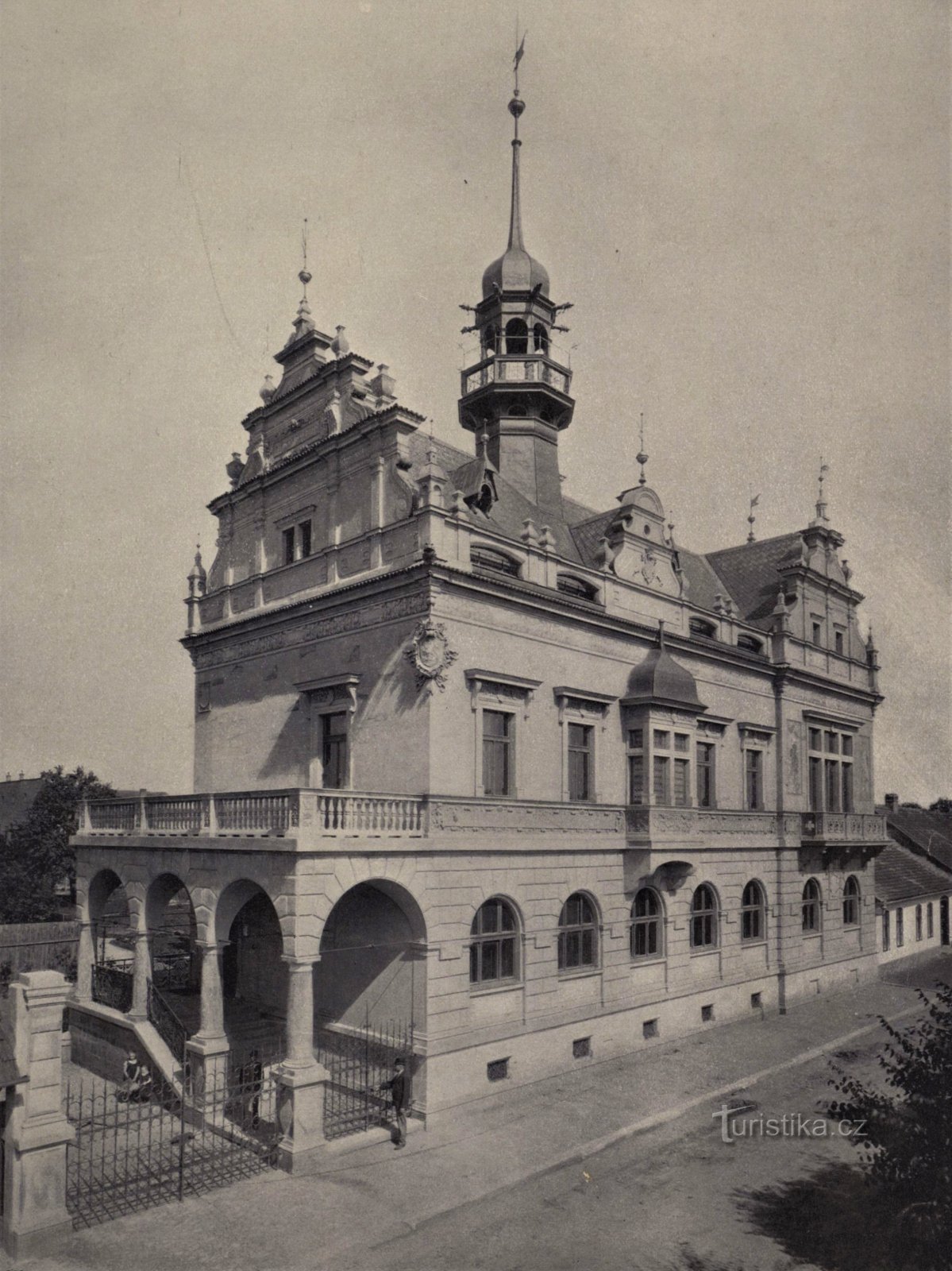 Casa do distrito em Nové Bydžov em 1902
