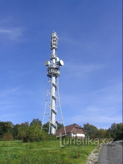 Okrągły szczegół nadajnika