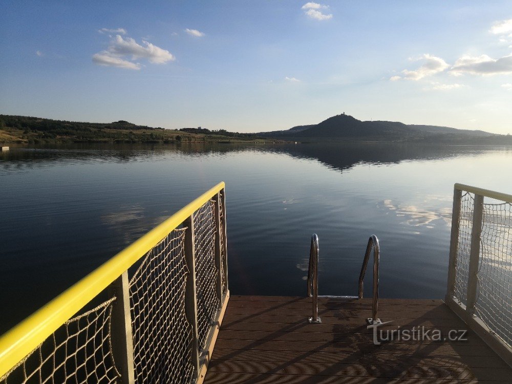Okrążenie Mostecký jezera na wrotkach