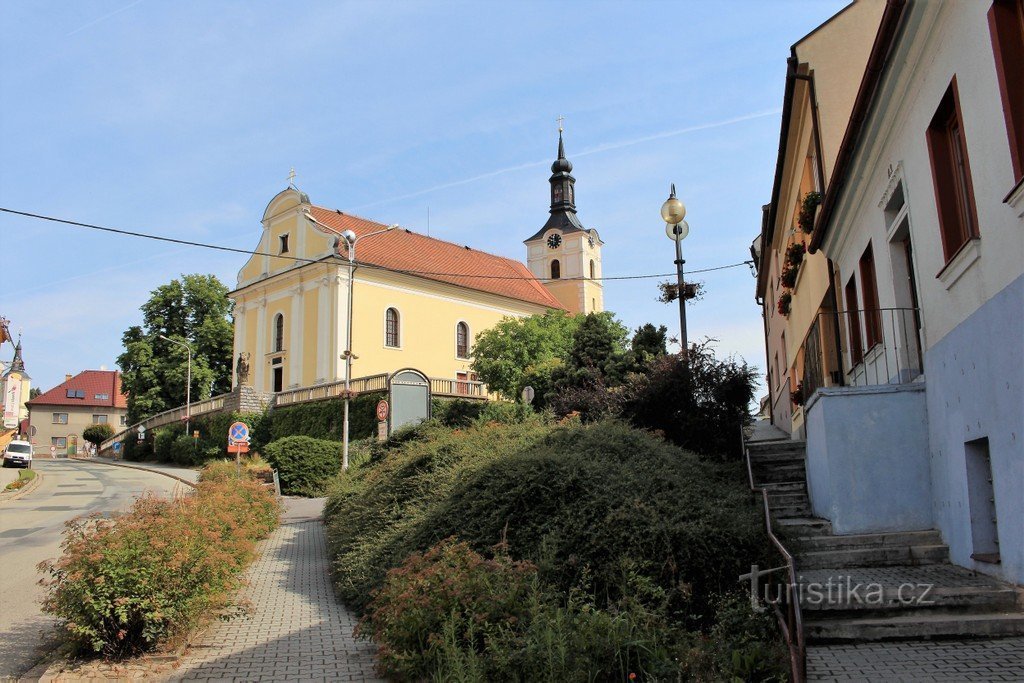 Olešnice, church of St. Lawrence