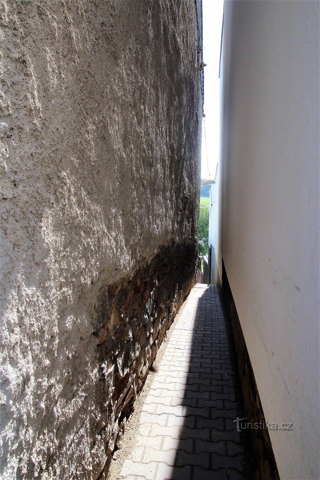 Olešnice - the narrowest alley