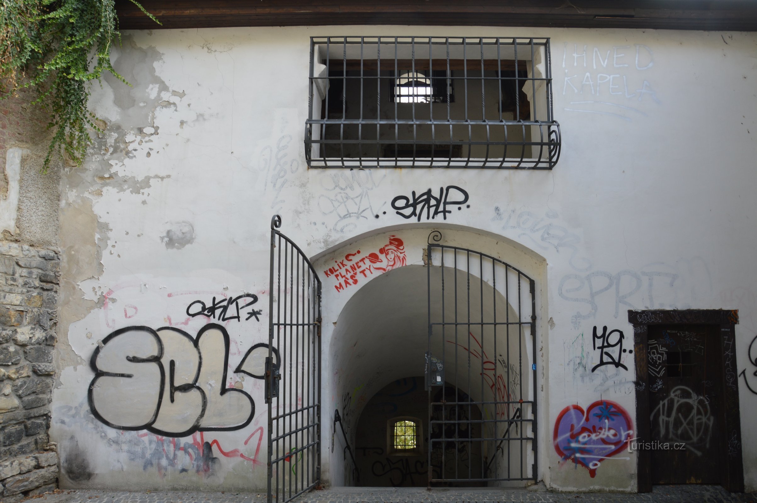 Olomouc - Michalské schody - entrance to the watchtower