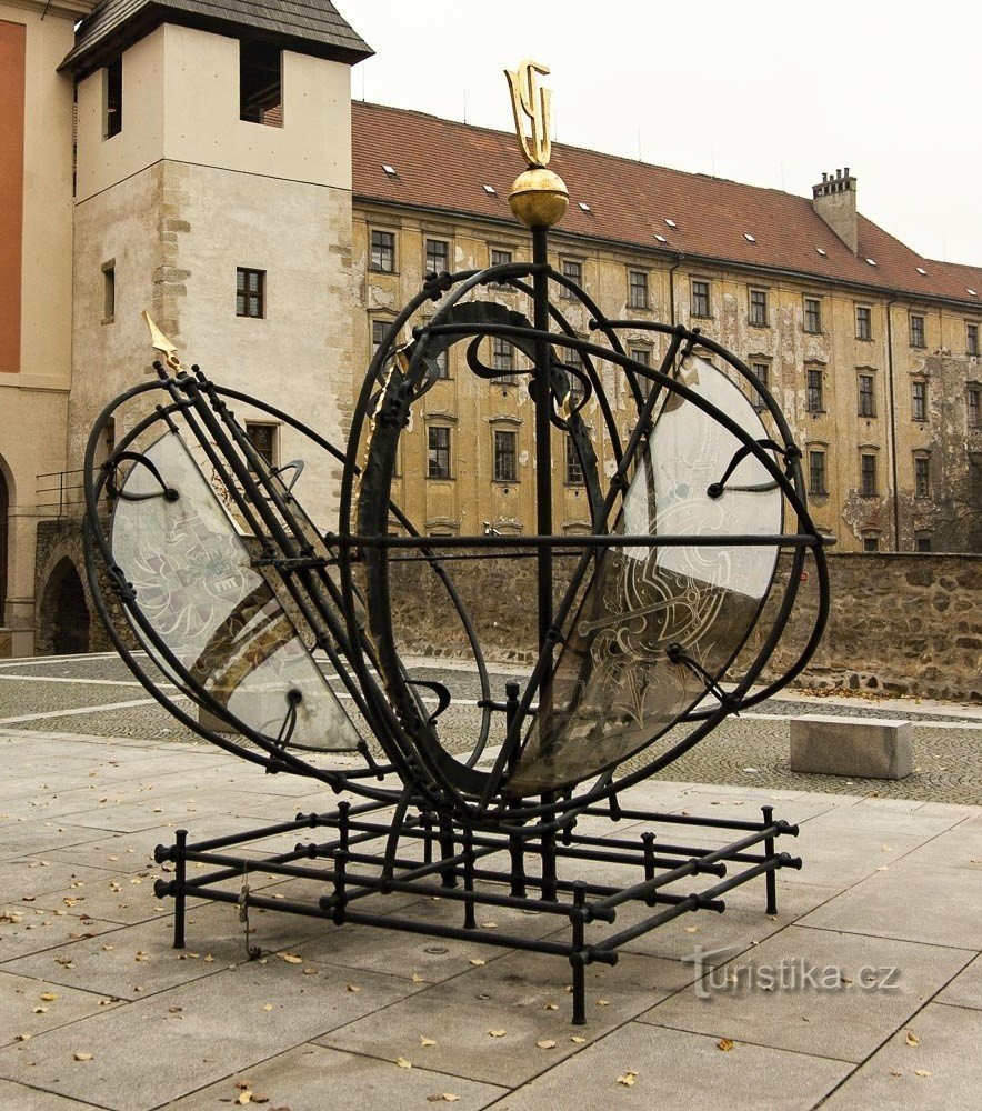 Olomouc - nebesni globus