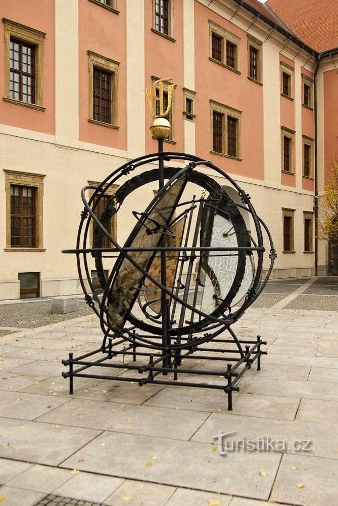 Olomouc - nebesni globus