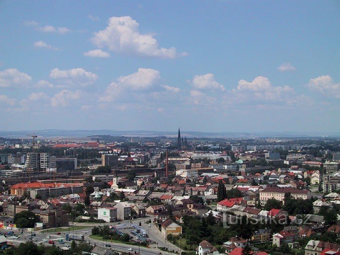 Olomouc - vue depuis la cheminée