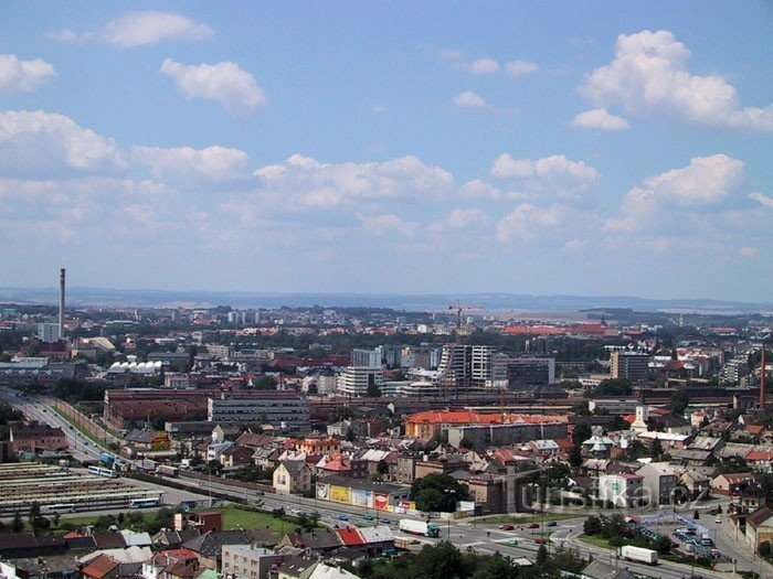Olomouc - vue depuis la cheminée