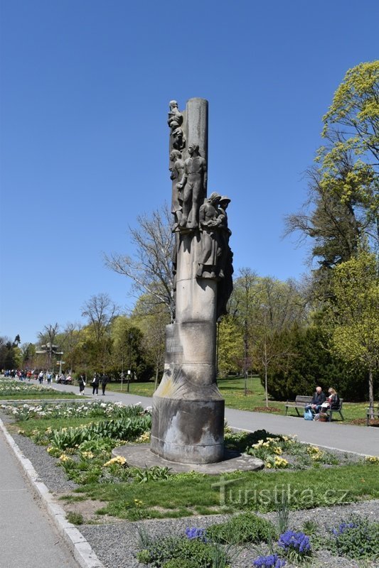 Olomouc - Smetanovy sady med Rudolfova gränd