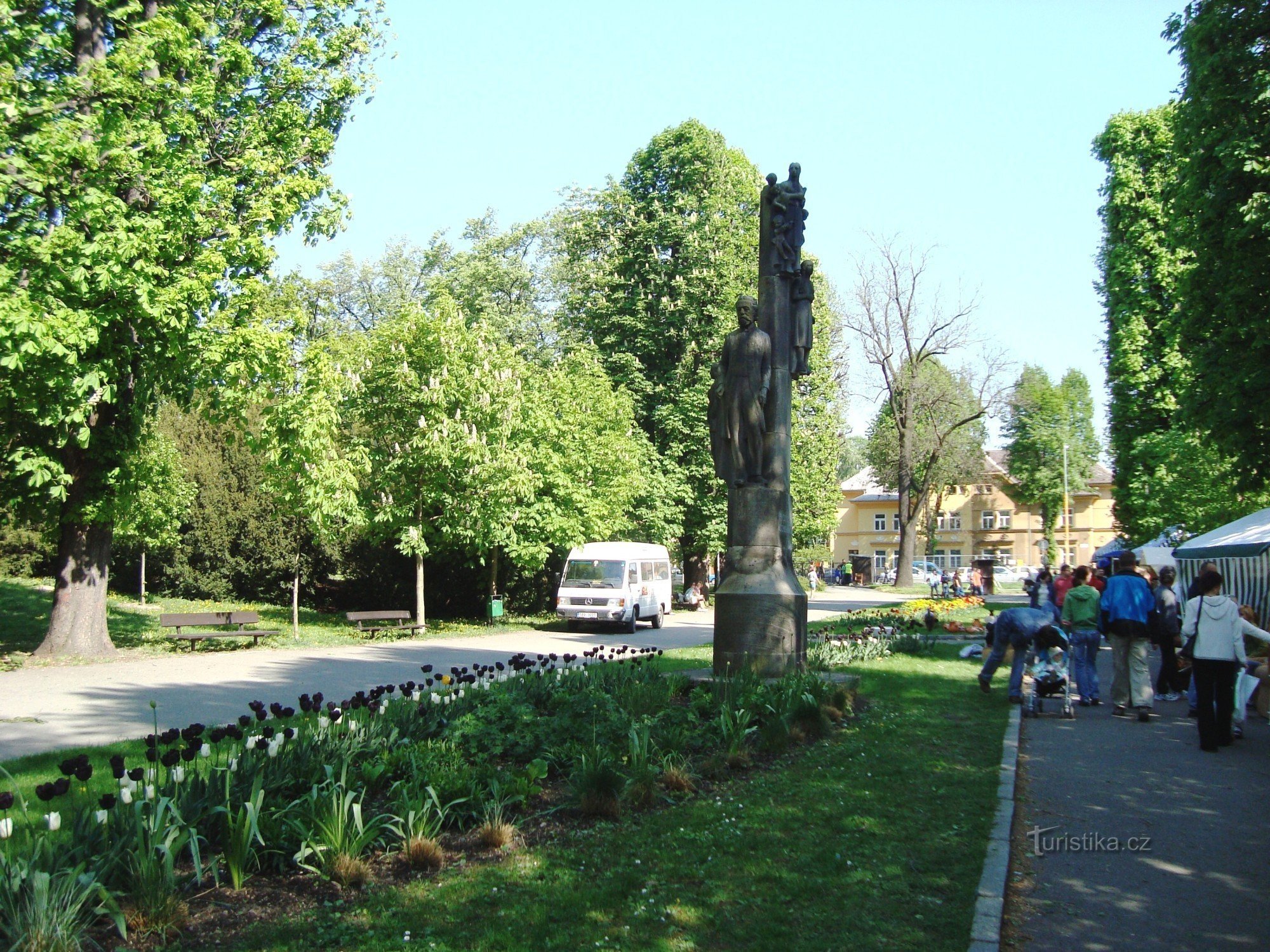 Olomouc-Smetanovy sady-Smetanovy monument från 1927-Foto: Ulrych Mir.