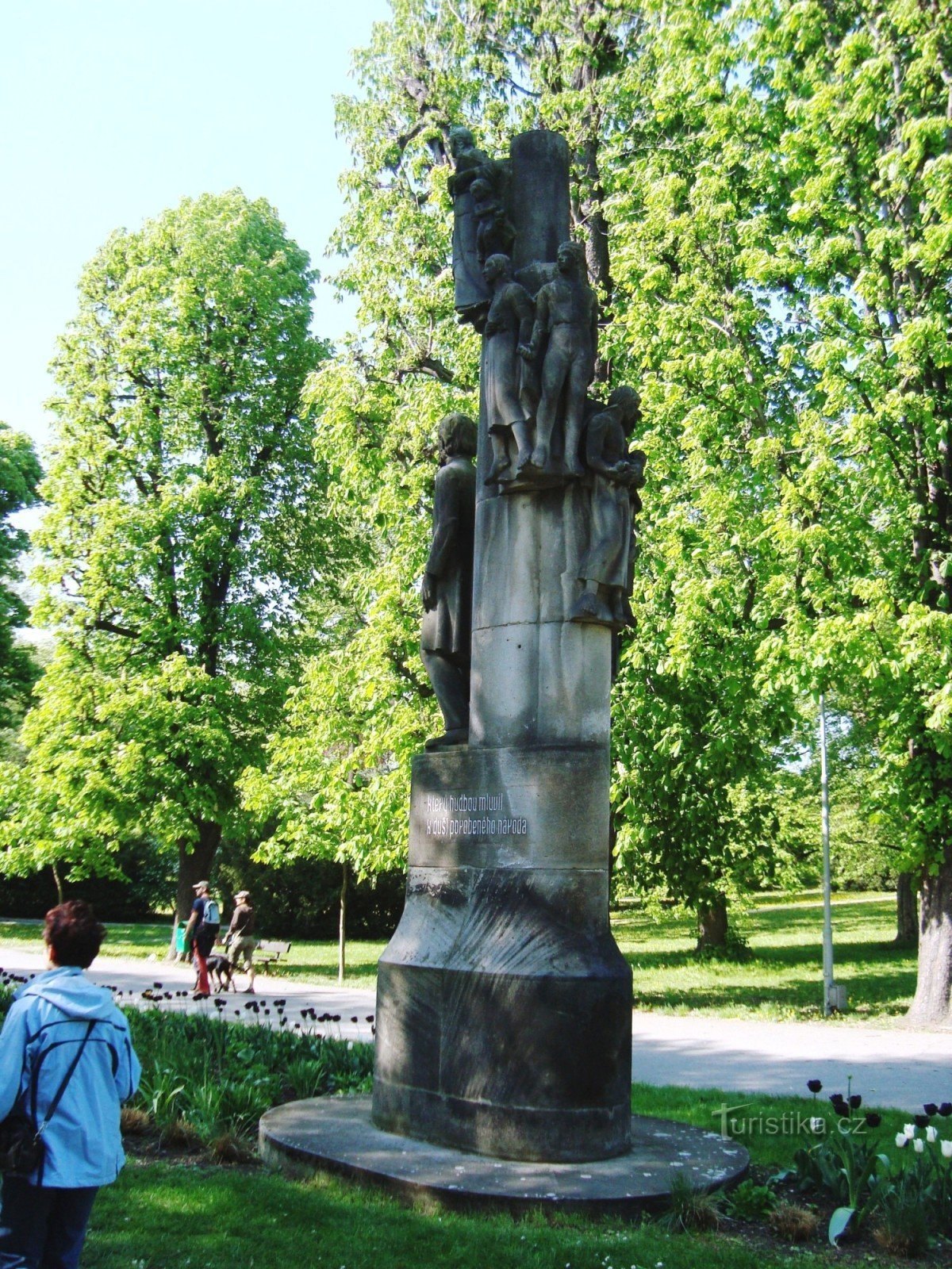 Olomouc-Smetanovy sady-Smetanovy monument from 1927-Photo: Ulrych Mir.