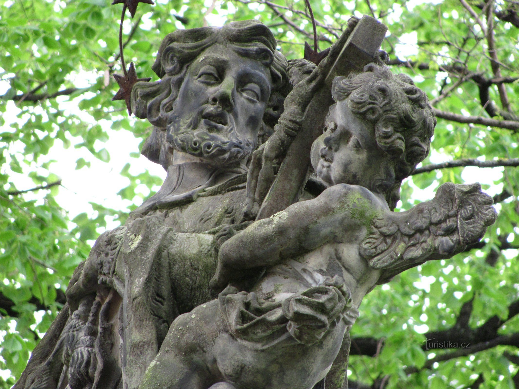 Olomouc - staty av St. Jan Nepomucký