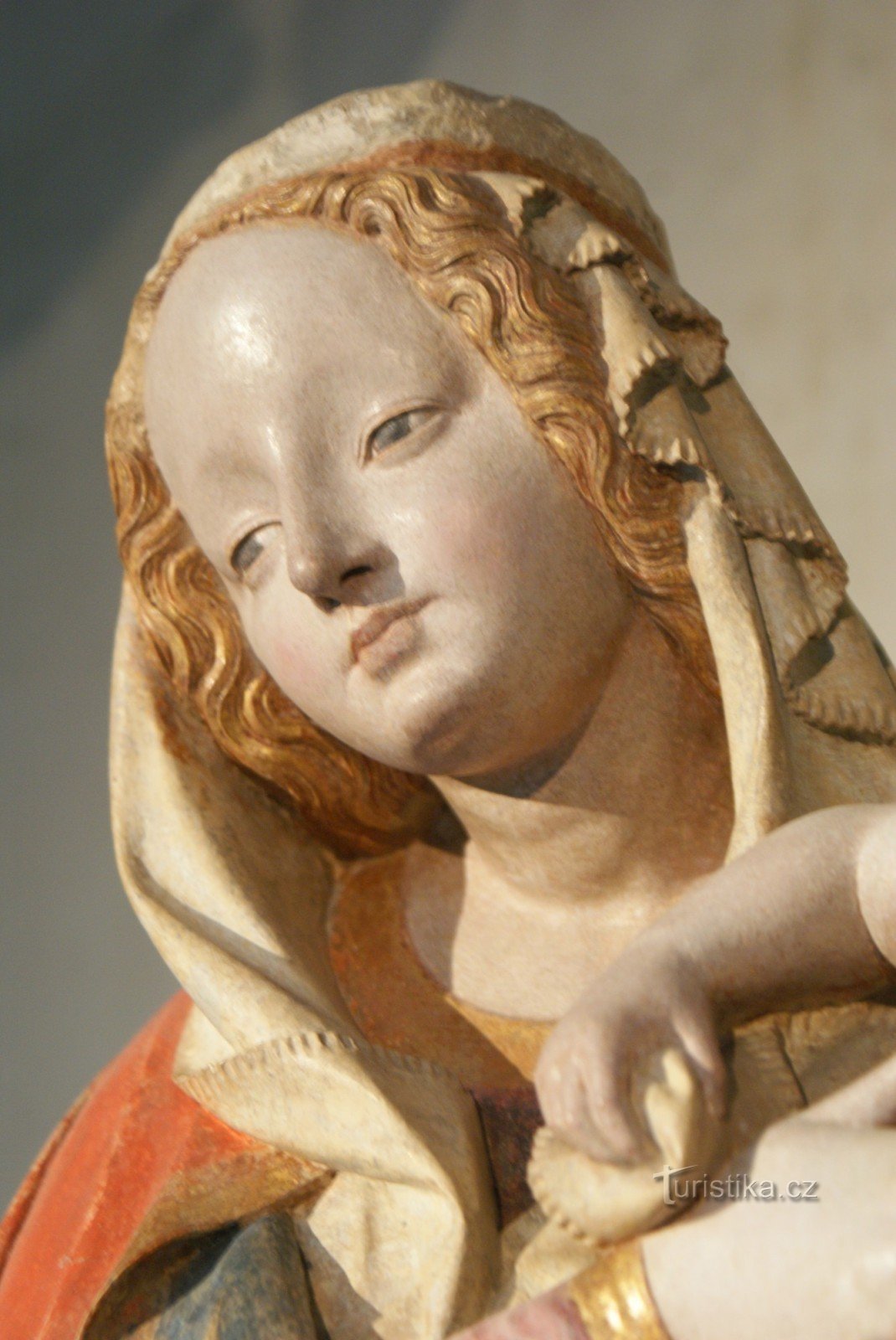 Olomouc - Šternberská Madonna, het juweel van de expositie van het aartsbisdom Museum