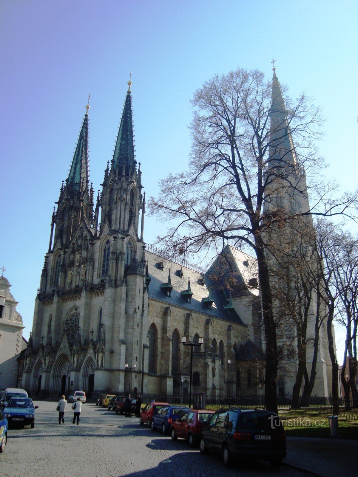 Olomouc - Praça Venceslau - Catedral de São Venceslau - Foto: Ulrych Mir.