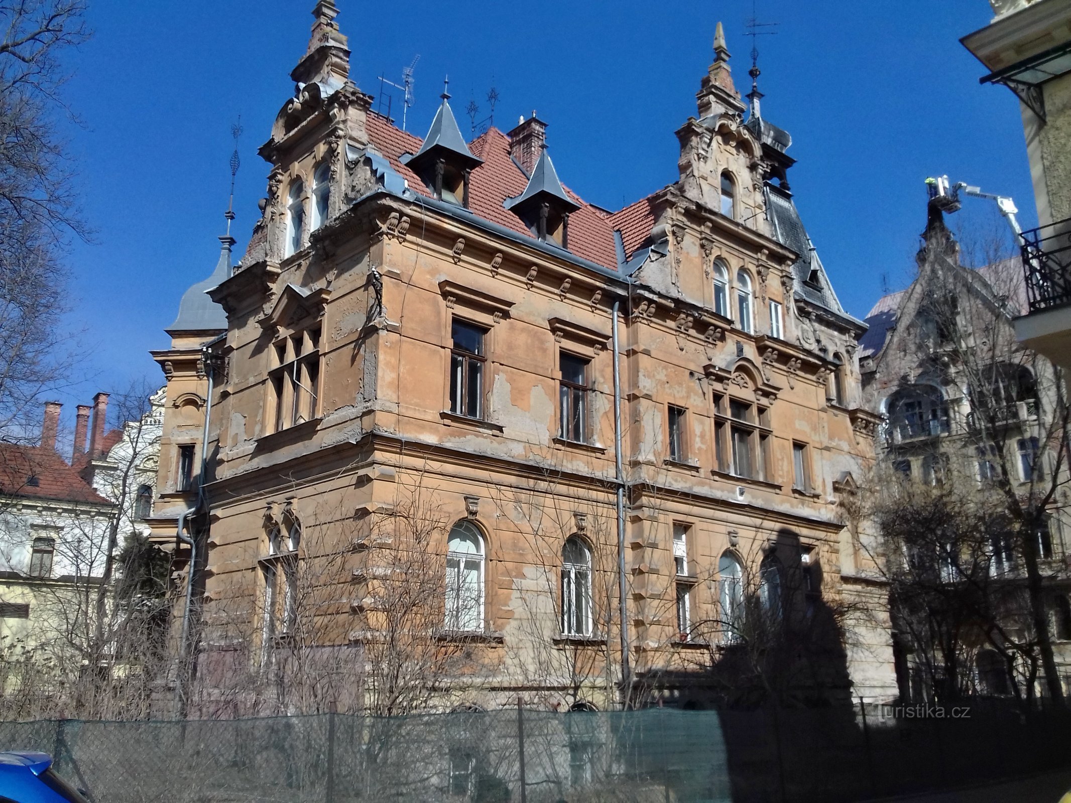Olomouc - villa de Wilhelm Briess (calle Videňská)