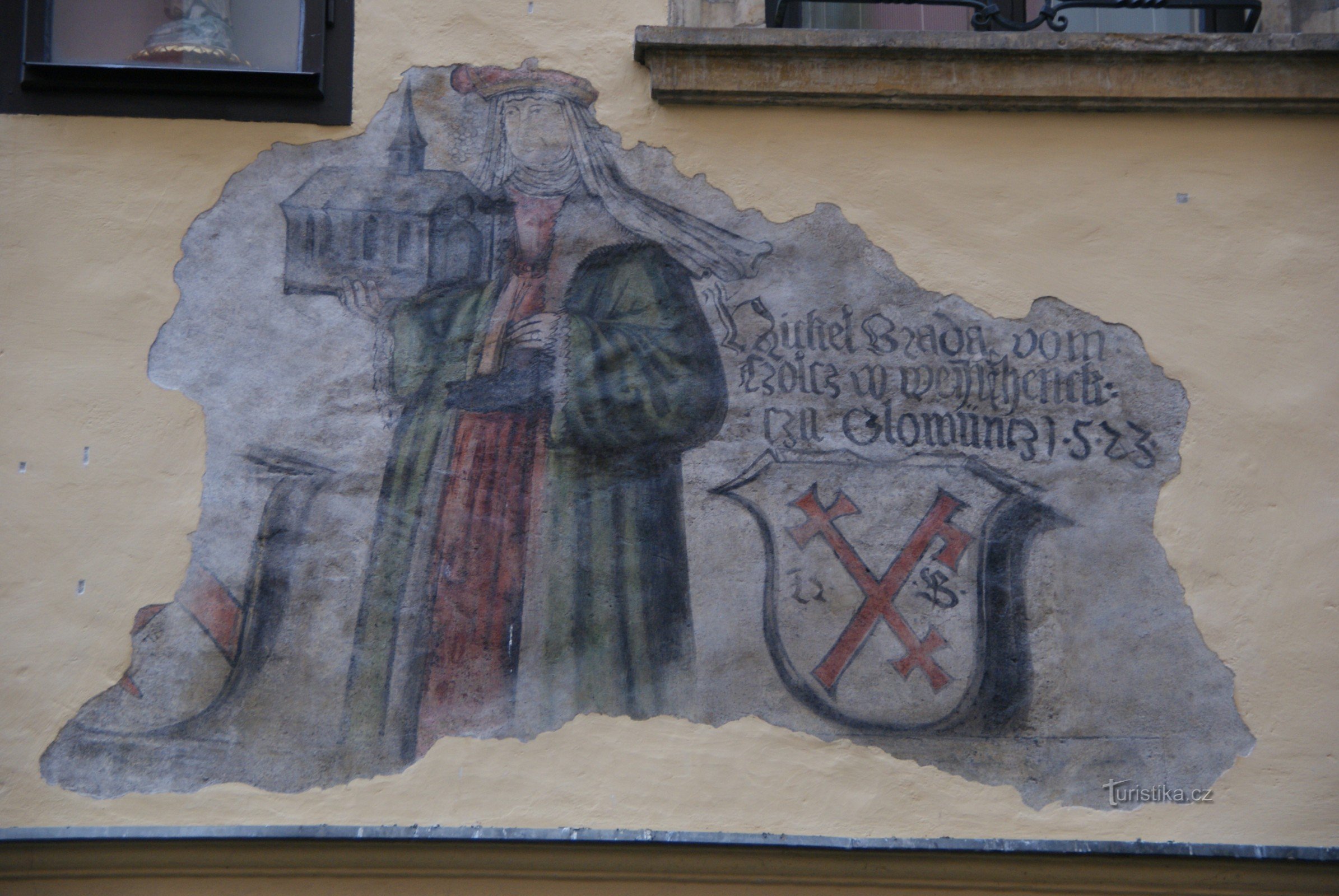 Olomoucin gootti-renessanssin fresko