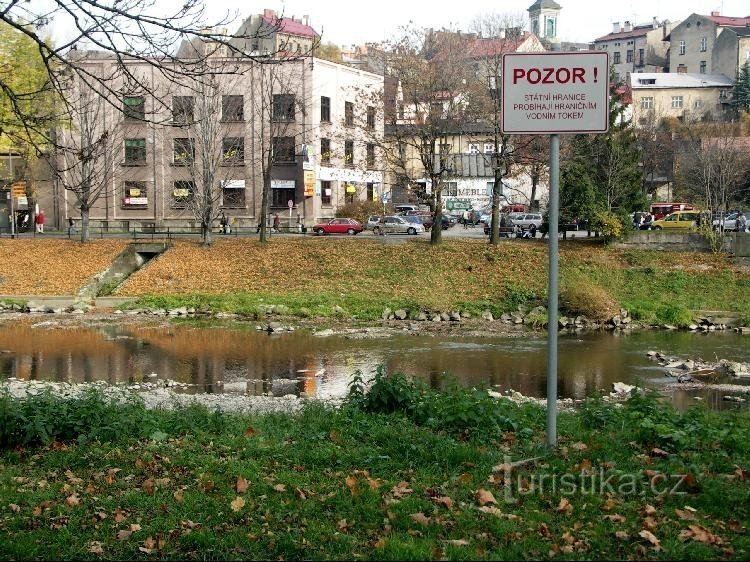 Olše je na velké části toku hraniční řekou