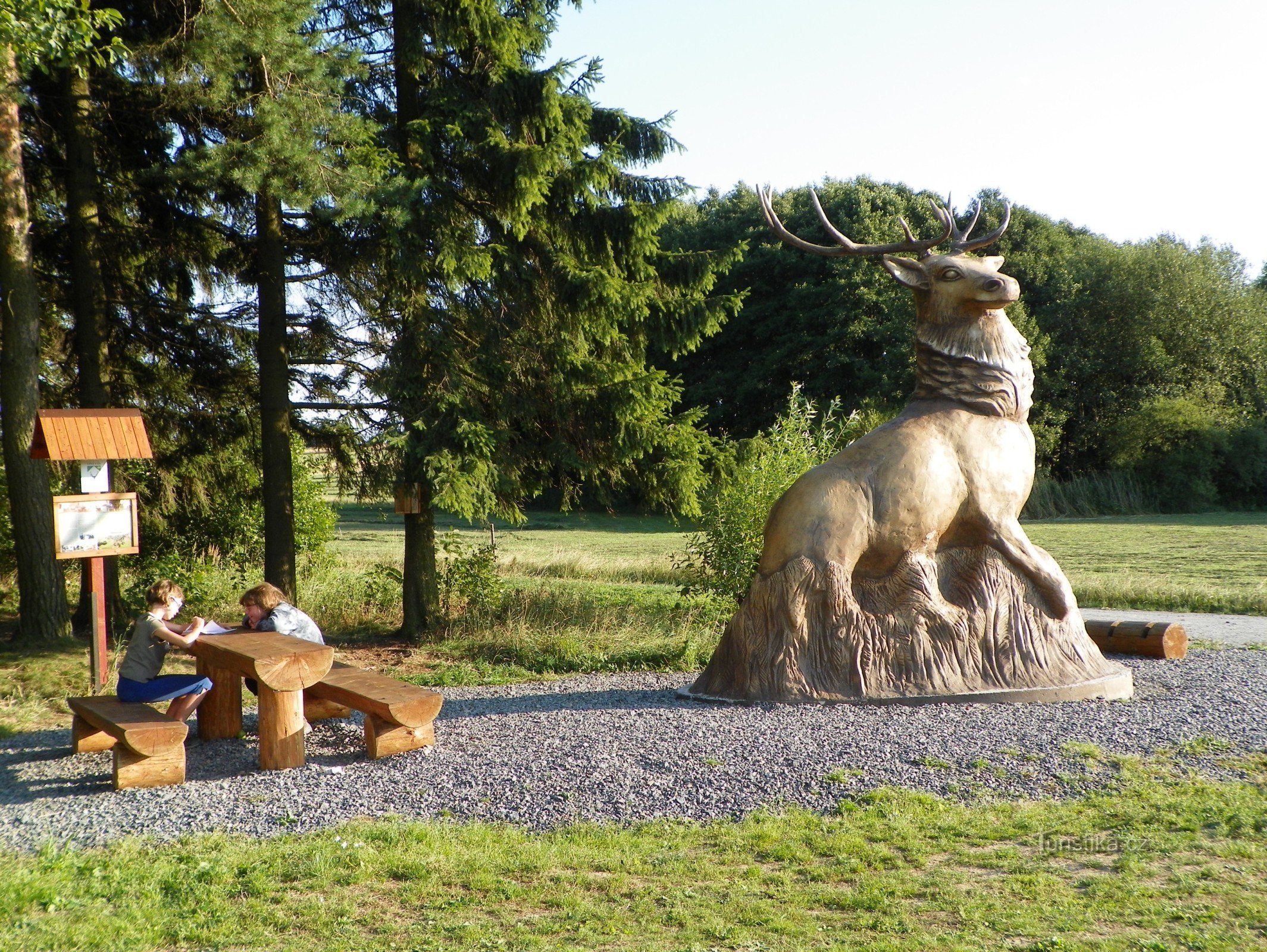 Olšiak's deer near Slavětín