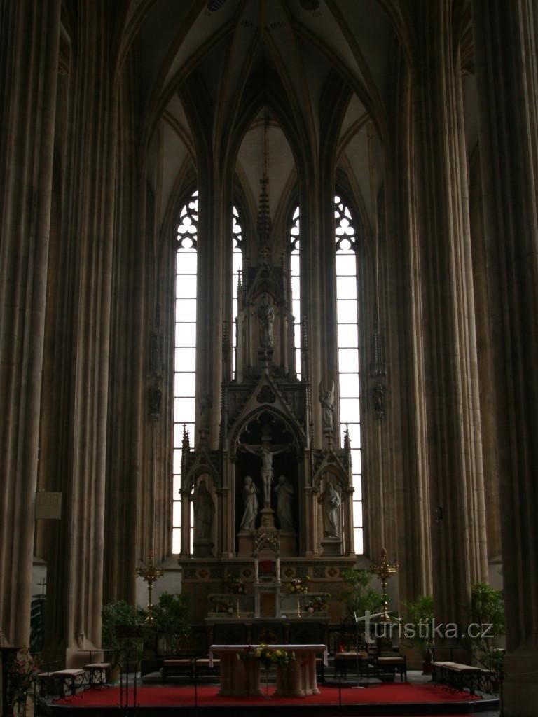 Altar of the church