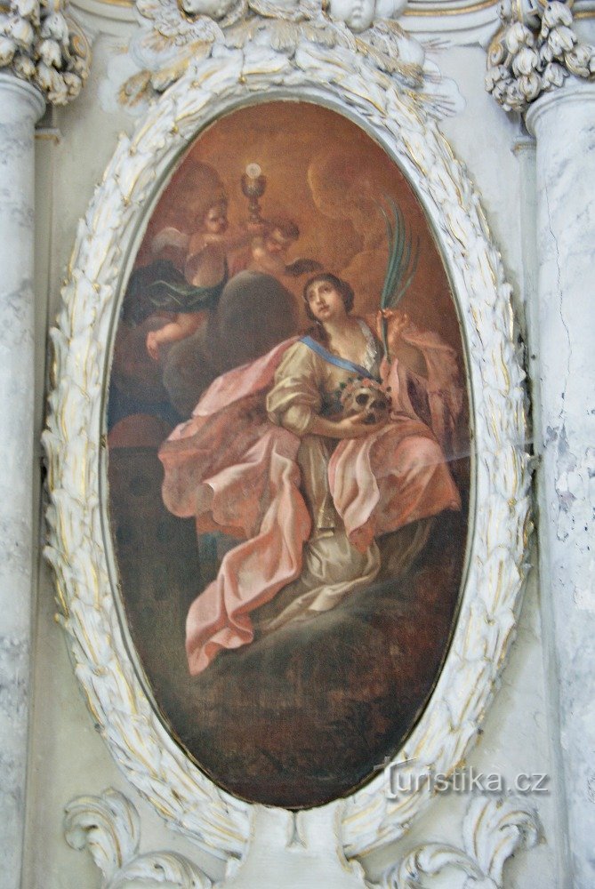 altar of St. Barbara (or maybe Rosalie?)
