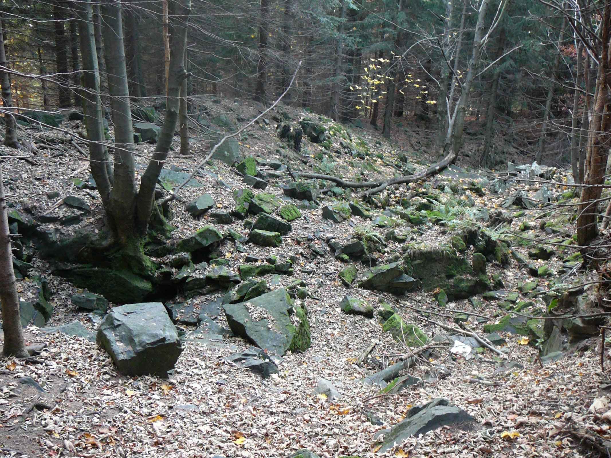 De grot van Ondráš, de zogenaamde Velká
