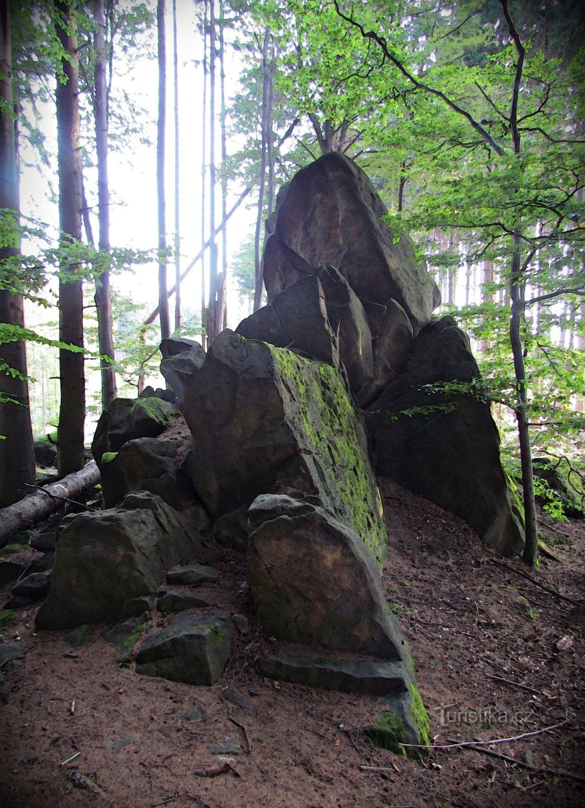 Region Ondřejov - Přední skály - Drachenkamm