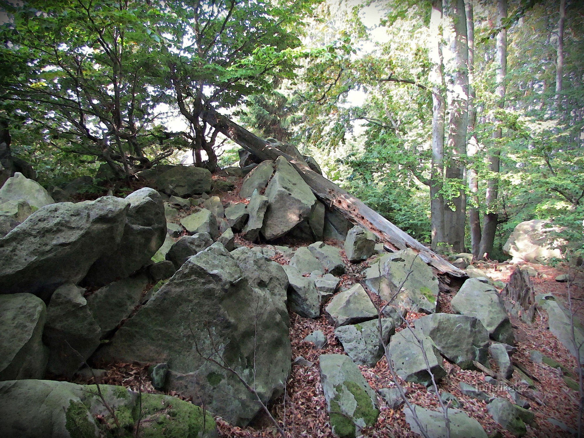 Ondřejovsko - Sprednje skale - Sončni kamen