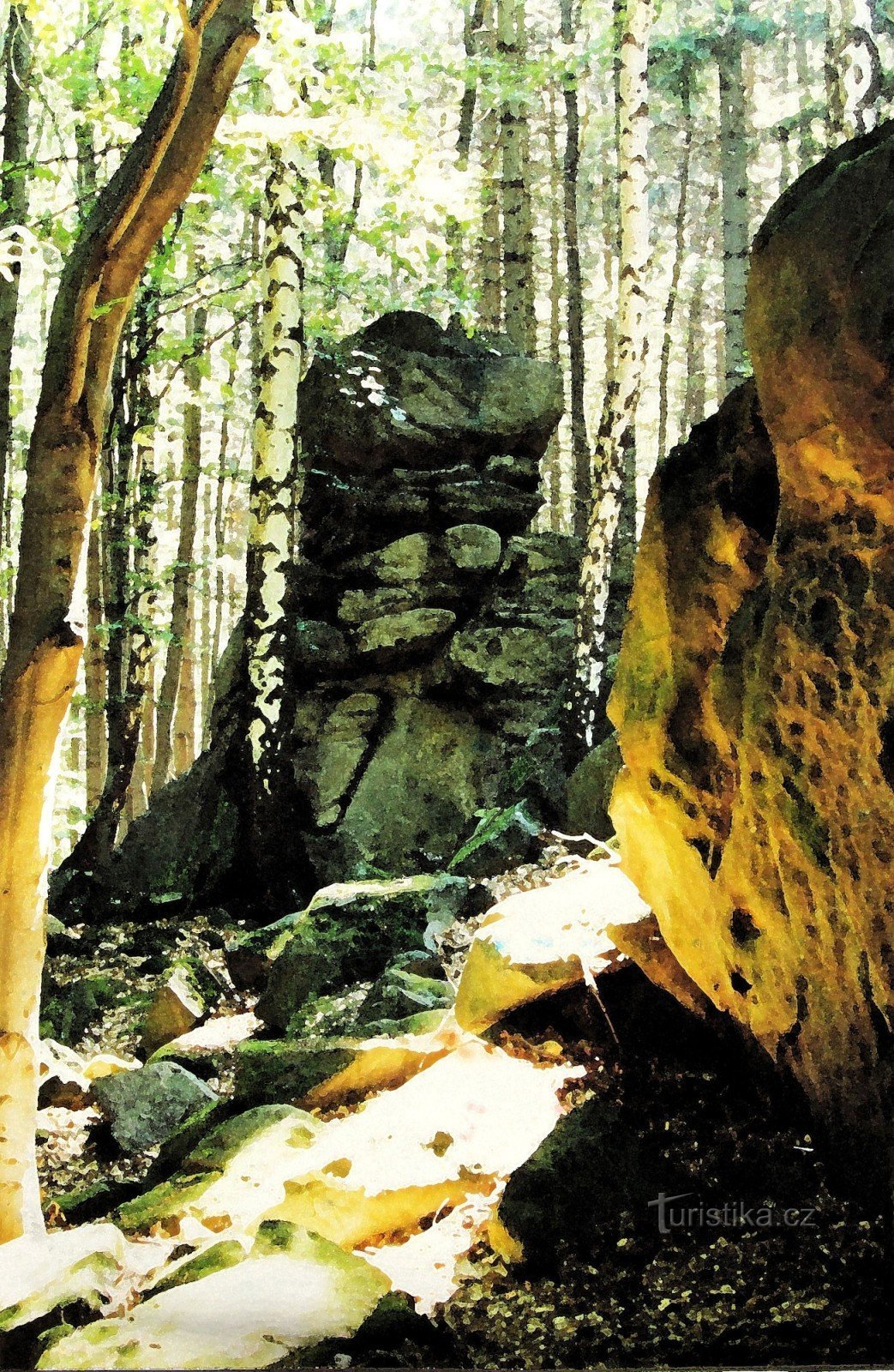 Ondřejovsko - Přední skaly - mitten