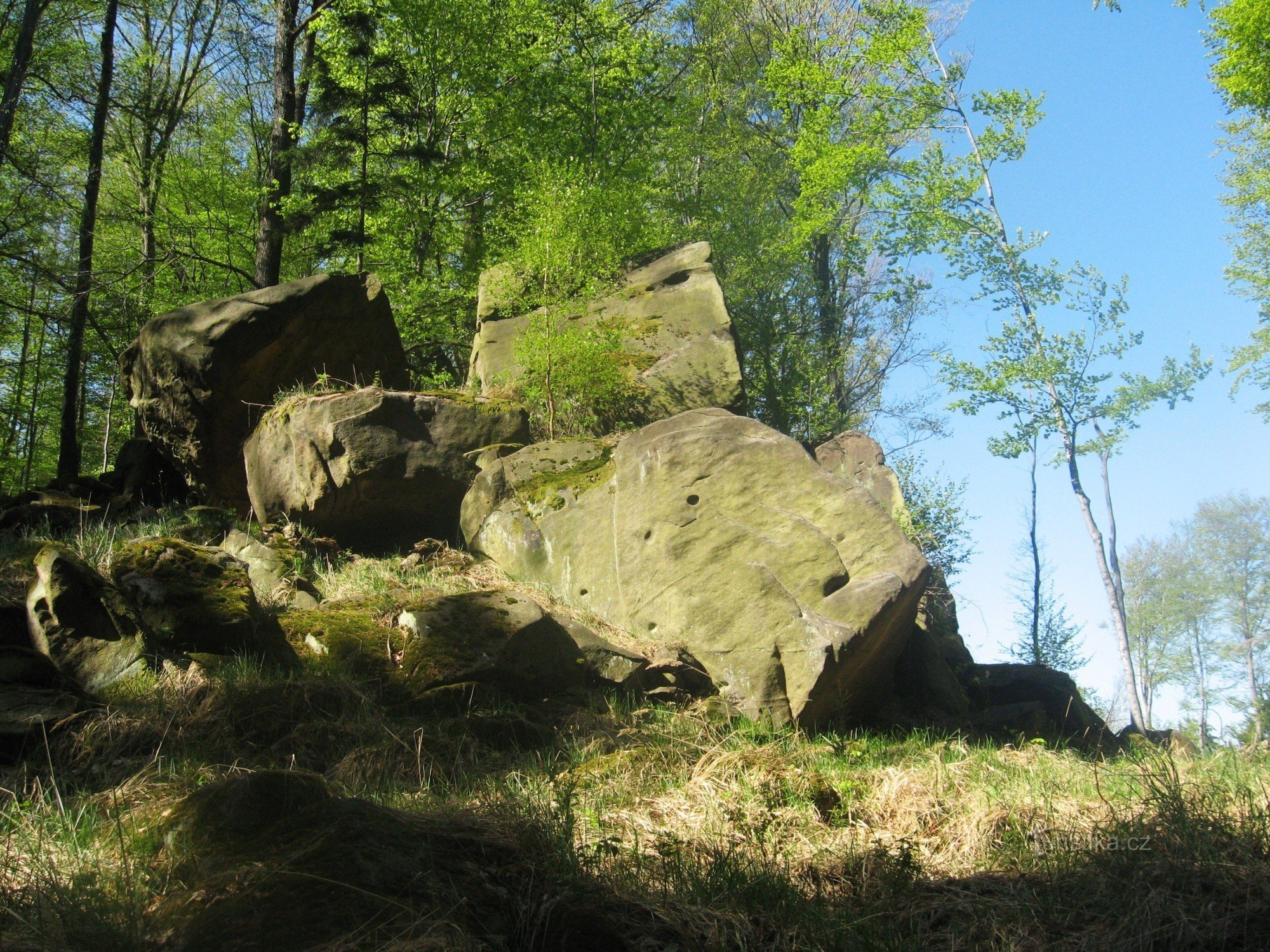 Ondřejovsko - rochers du dos