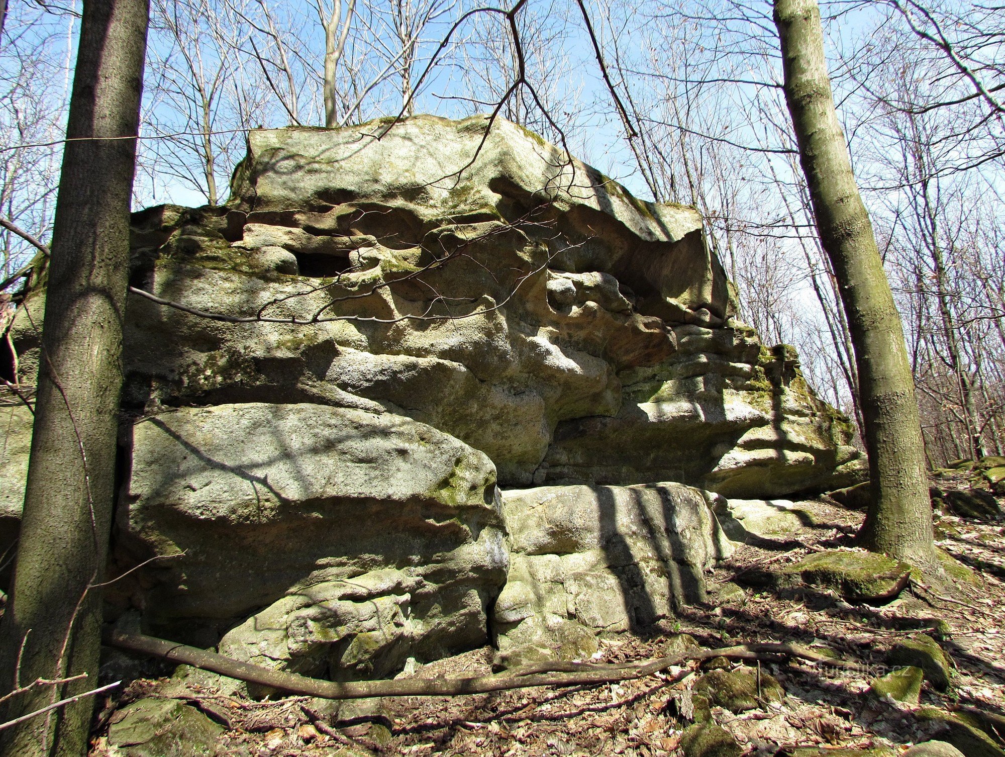 Ondřejovsko - nyugati csúcs (632 m)