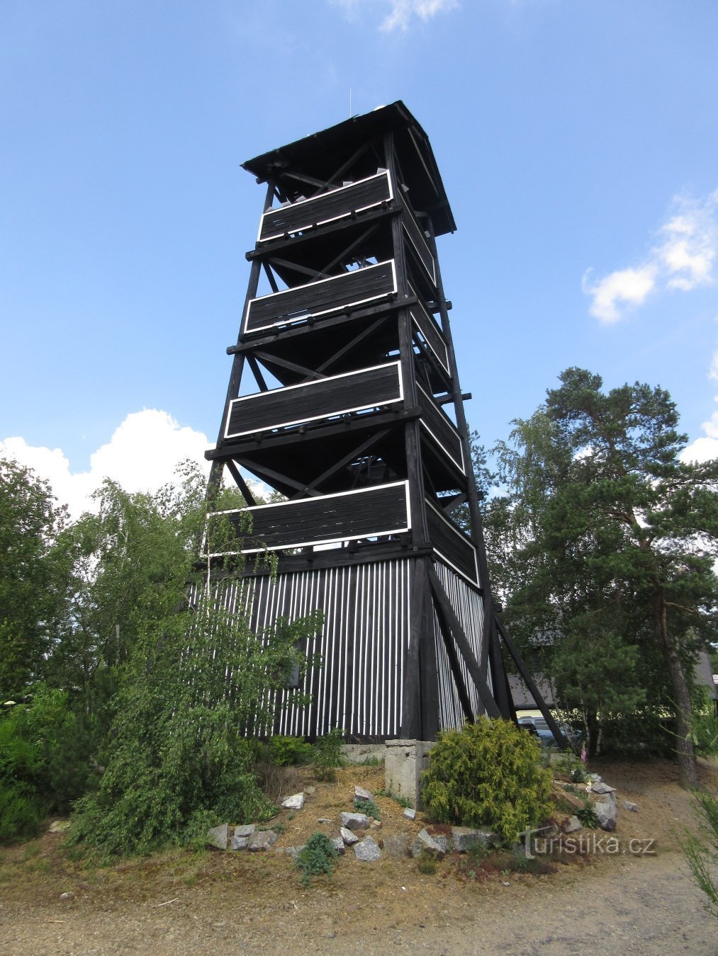 Onen svět - Torre de vigia de Lang, também torre de vigia Onen svět perto de Lašovice