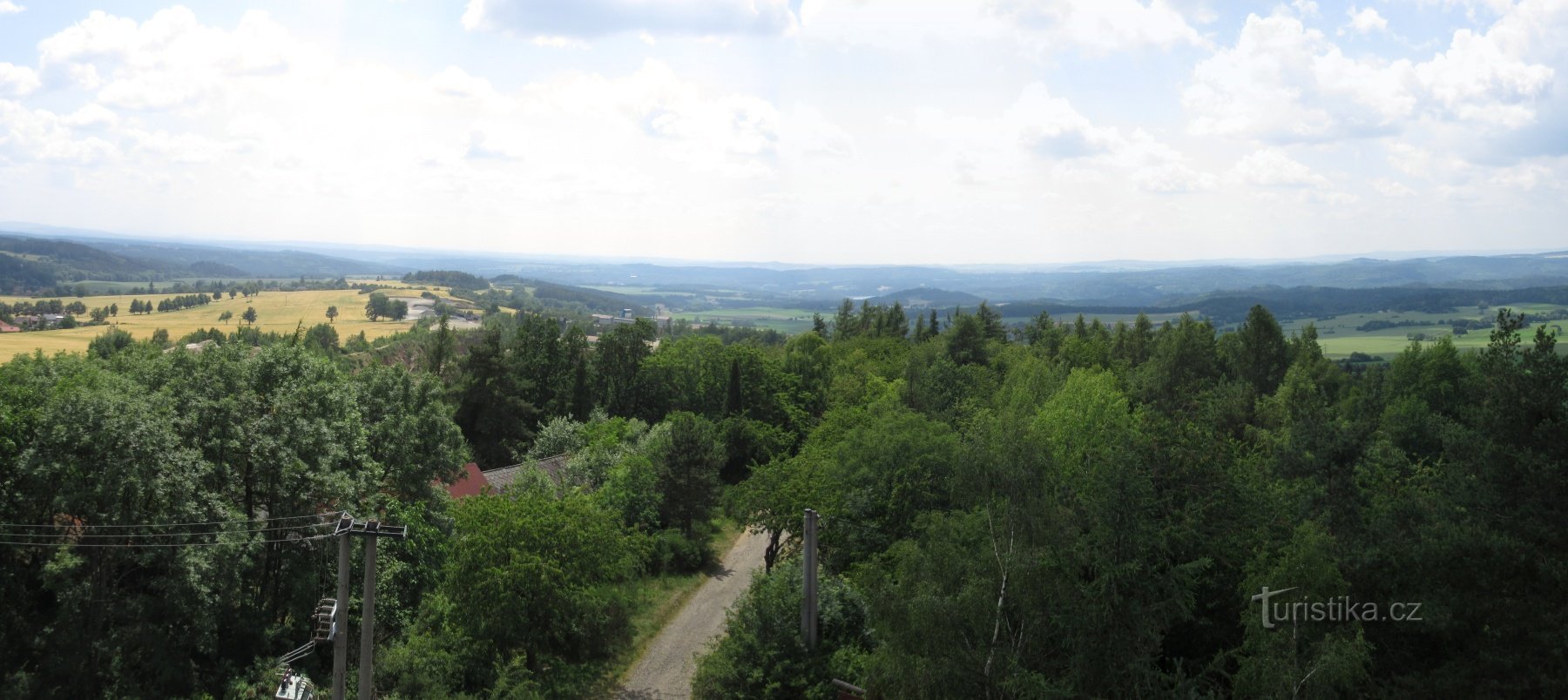 Onen svět - Lang kilátója, valamint Onen svět kilátó Lašovice közelében