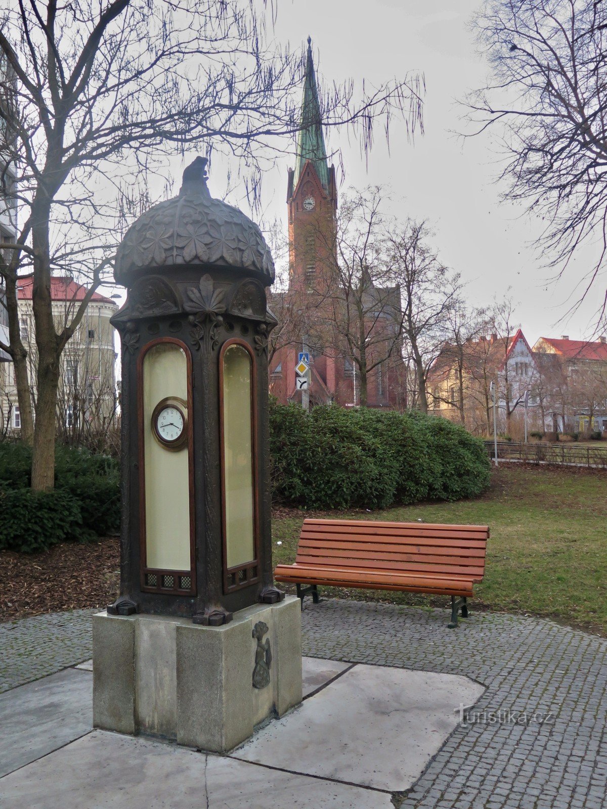 Opava - meteorologische Säule