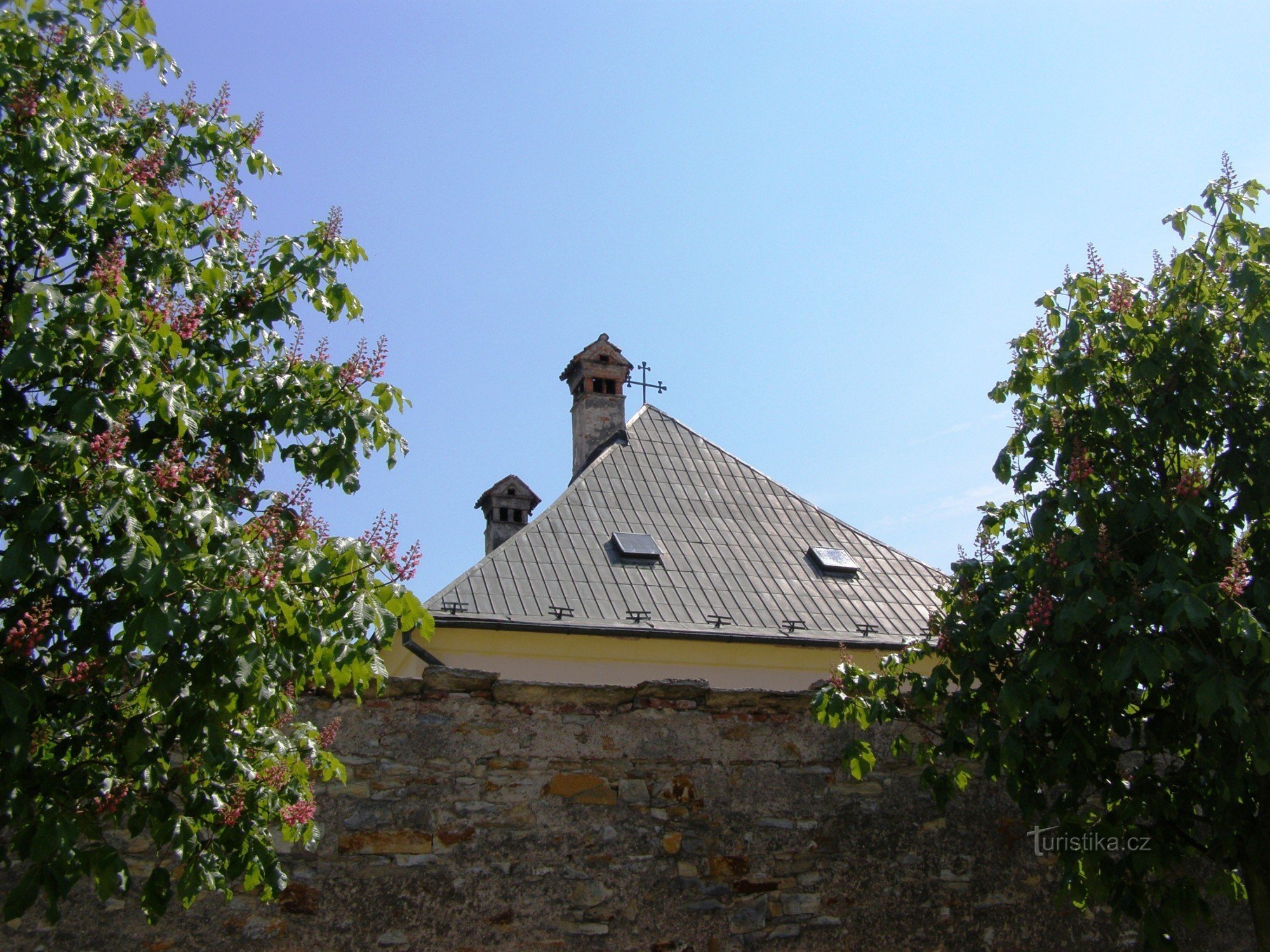 Opočno - Capuchin monastery with the Church of the Virgin Mary