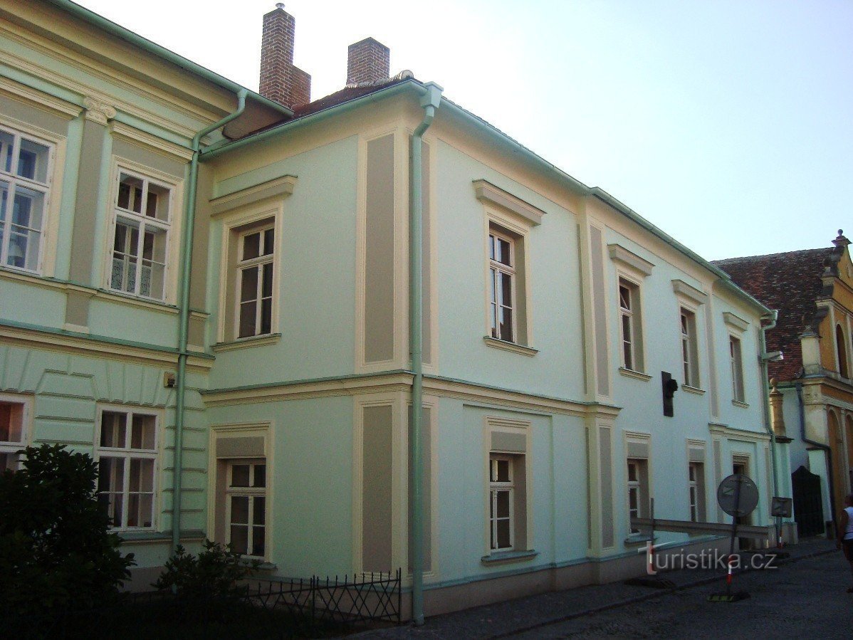 Opočno-Trčkovo náměstí - il luogo di nascita del pittore F. Kupka - Foto: Ulrych Mir.