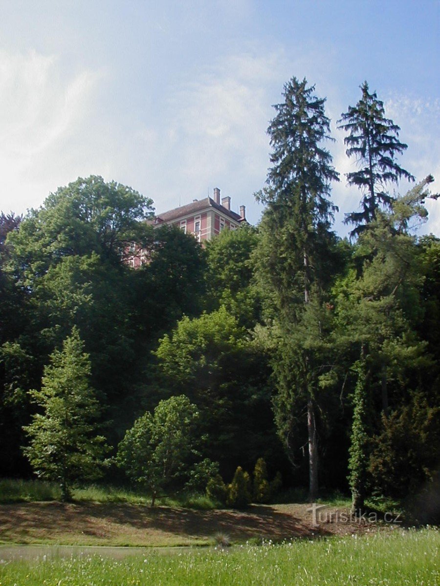 Opočno - parque do chateau