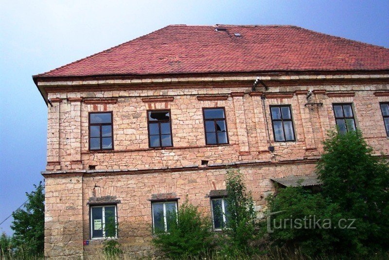 Ein Mergelhaus in Mutějovice