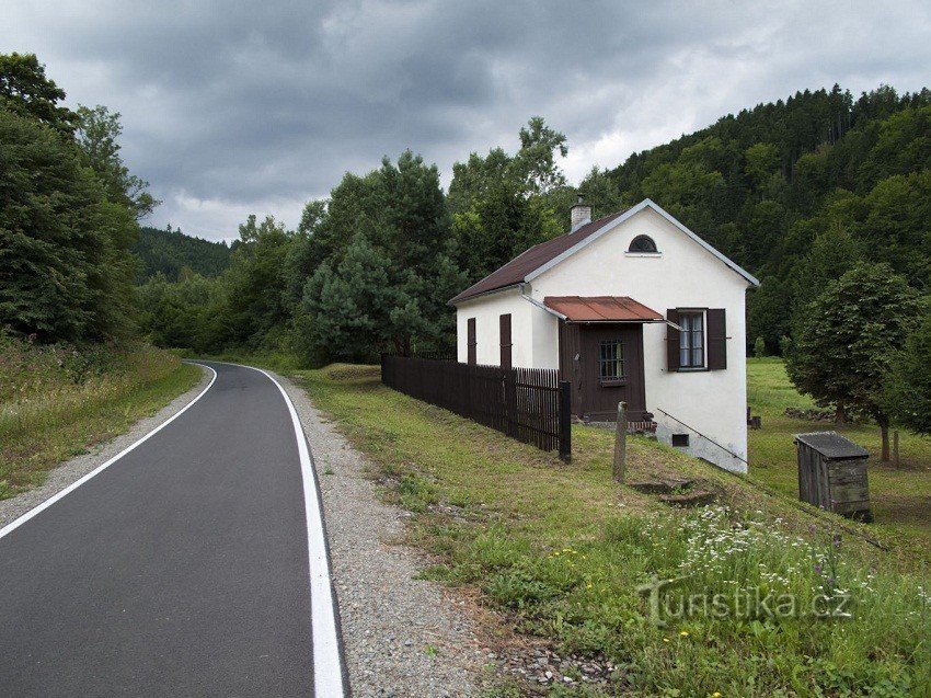 Abandoned railway house