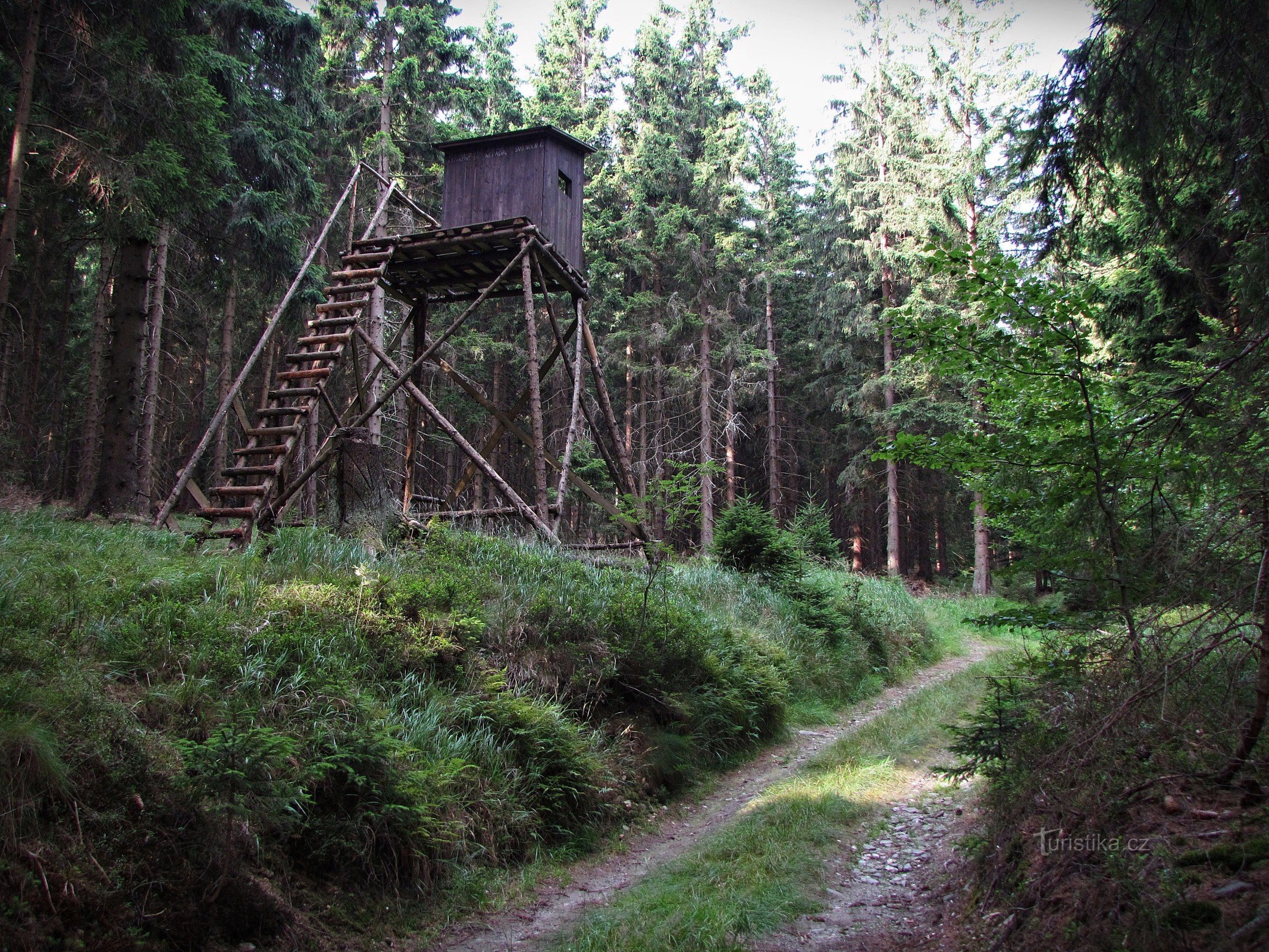 landmark on the access road