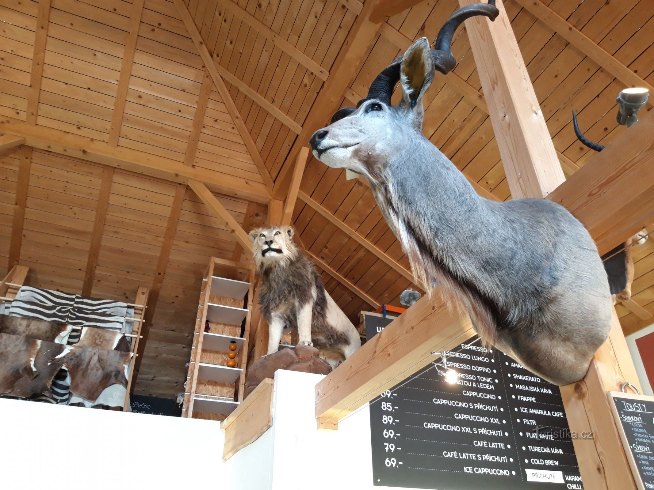 Eredeti Afrika Café Český Krumlov közelében